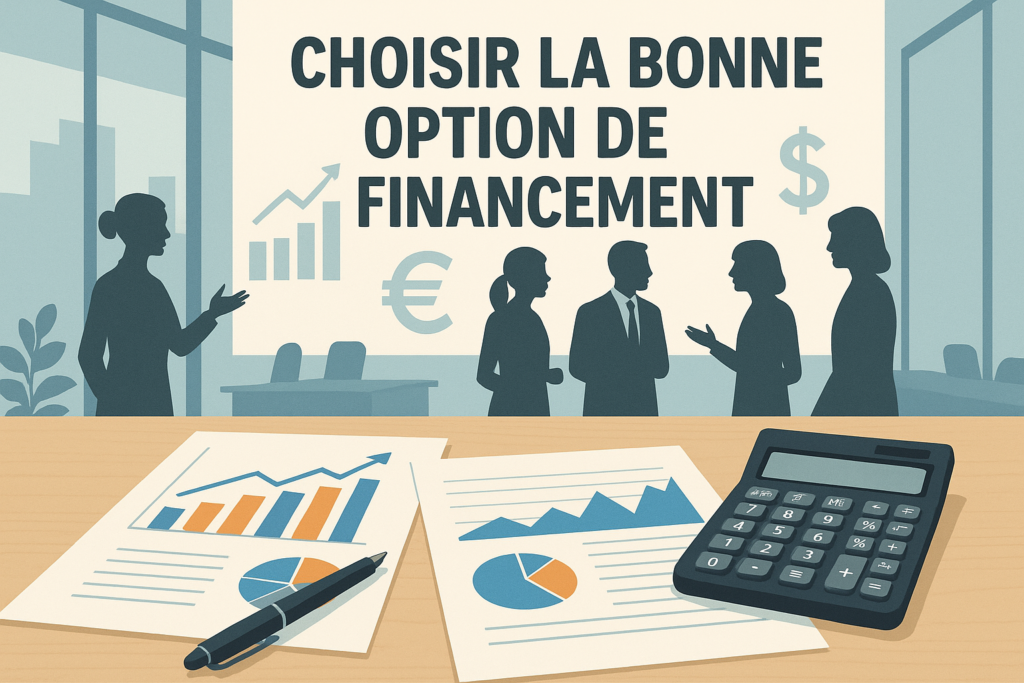 choisir financement entreprise bureau professionnel